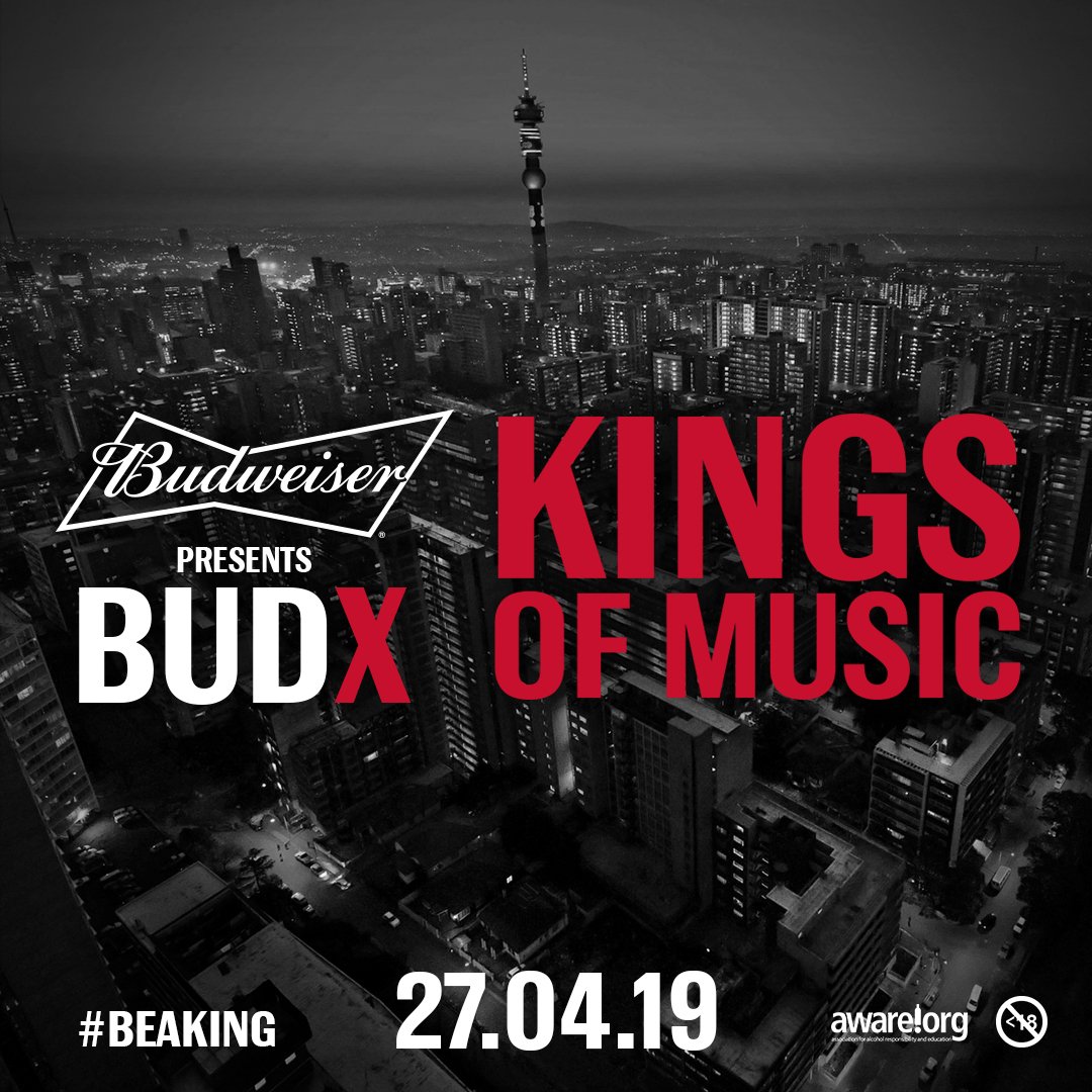 BudweiserSA's tweet photo. This Freedom Day, #BudX is bringing some of SA’s top artists for an intimate music concert. Retweet this post for your chance to win tickets. #BudX #BeAKing https://t.co/y7hwVFJ15a