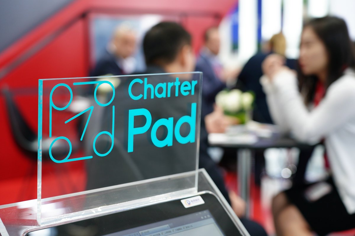 CharterPadHQ's tweet photo. We had a fantastic experience at our first ABACE event in China!

Didn’t get a chance to drop by? Give us a call to learn more about the CharterPad platform.

#CharterPad #ABACE19 #charter #platform #China #event #businessaviation https://t.co/Ajv2XzgJWb