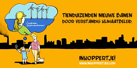 We kunnen nu kiezen voor de economie én voor het klimaat. Goed #klimaatbeleid en een schone, innovatieve industrie leveren ons veel op. #inkoppertje Meer weten? Ga naar inkoppertjes.com