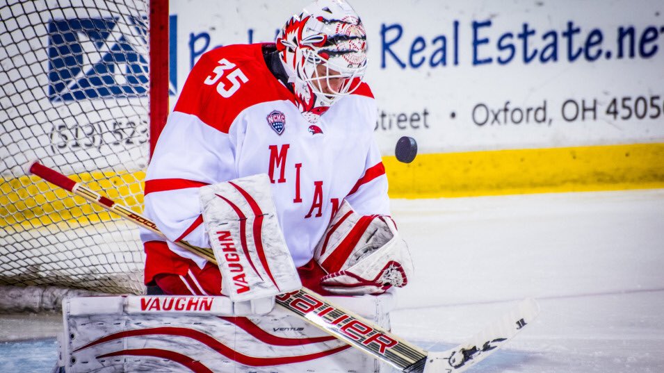 Today’s #51in30 is for <a href="/JayWilliams93/">Jay Williams</a>  &amp; <a href="/RyanMcKay35/">Ryan McKay</a> 

4 year tandem <a href="/MiamiOH_Hockey/">Miami Hockey</a>. 80 W’s. 18 SO’s. CCHA regular season &amp; NCHC playoff champions. 

It’s never easy when both guys want the net. Always respected their competitive but supportive relationship!

#51in30Challenge🇺🇸
