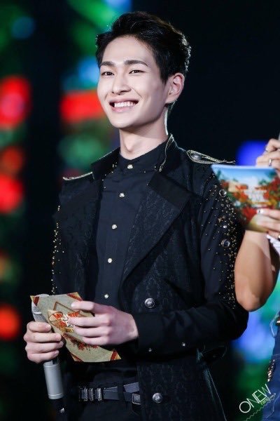 Looking handsome even though he's just standing still 