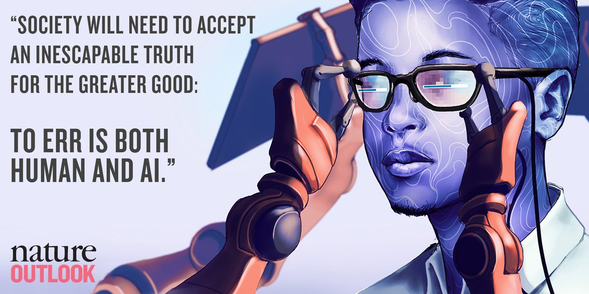 Quote from Aaron Lee, an ophthalmologist at the University of Washington in Seattle: "Society will need to accept an inescapable truth for the greater good: to err is both human and AI."