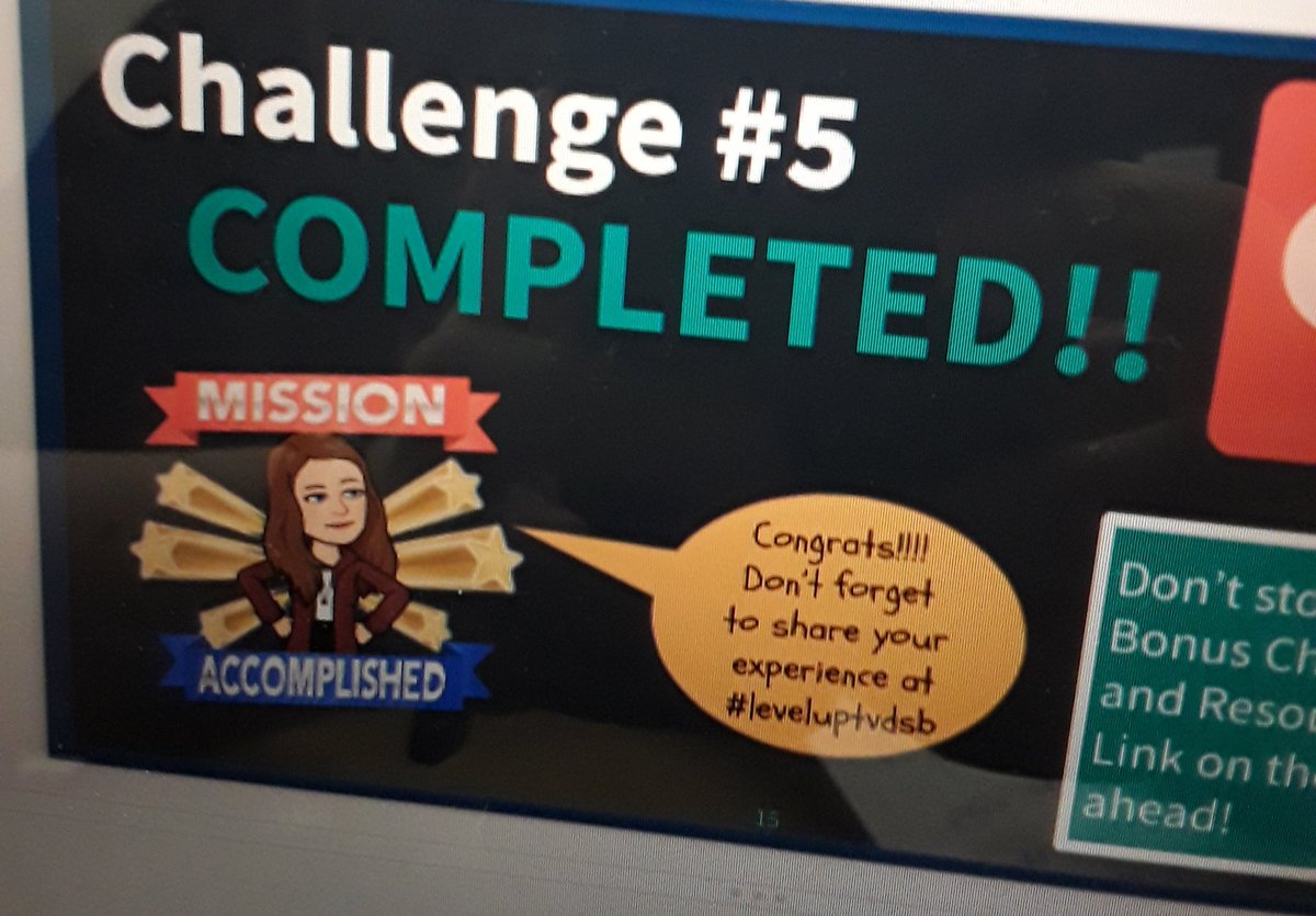 TeacherSnooks's tweet photo. So this #LevelUpTVDSB challenge happened... https://t.co/p3vOaz3EUm