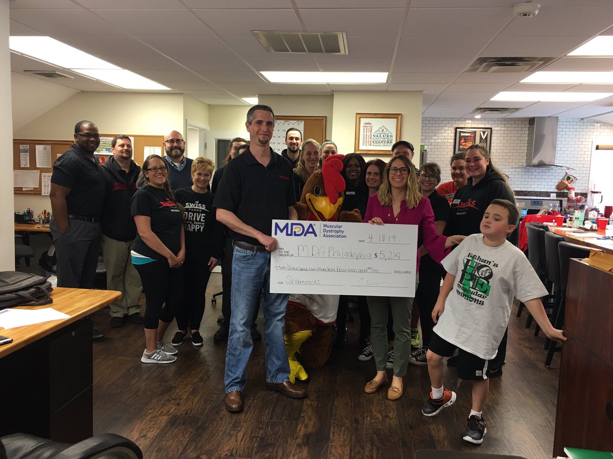 SwissFarms's tweet photo. Swiss Farms is proud to partner with MDA for their Shamrock Pin Up Program. Thank you to our Swiss Farms Family and customers for their generous contributions! ☘️ @MDAorg https://t.co/BZFvAevMys