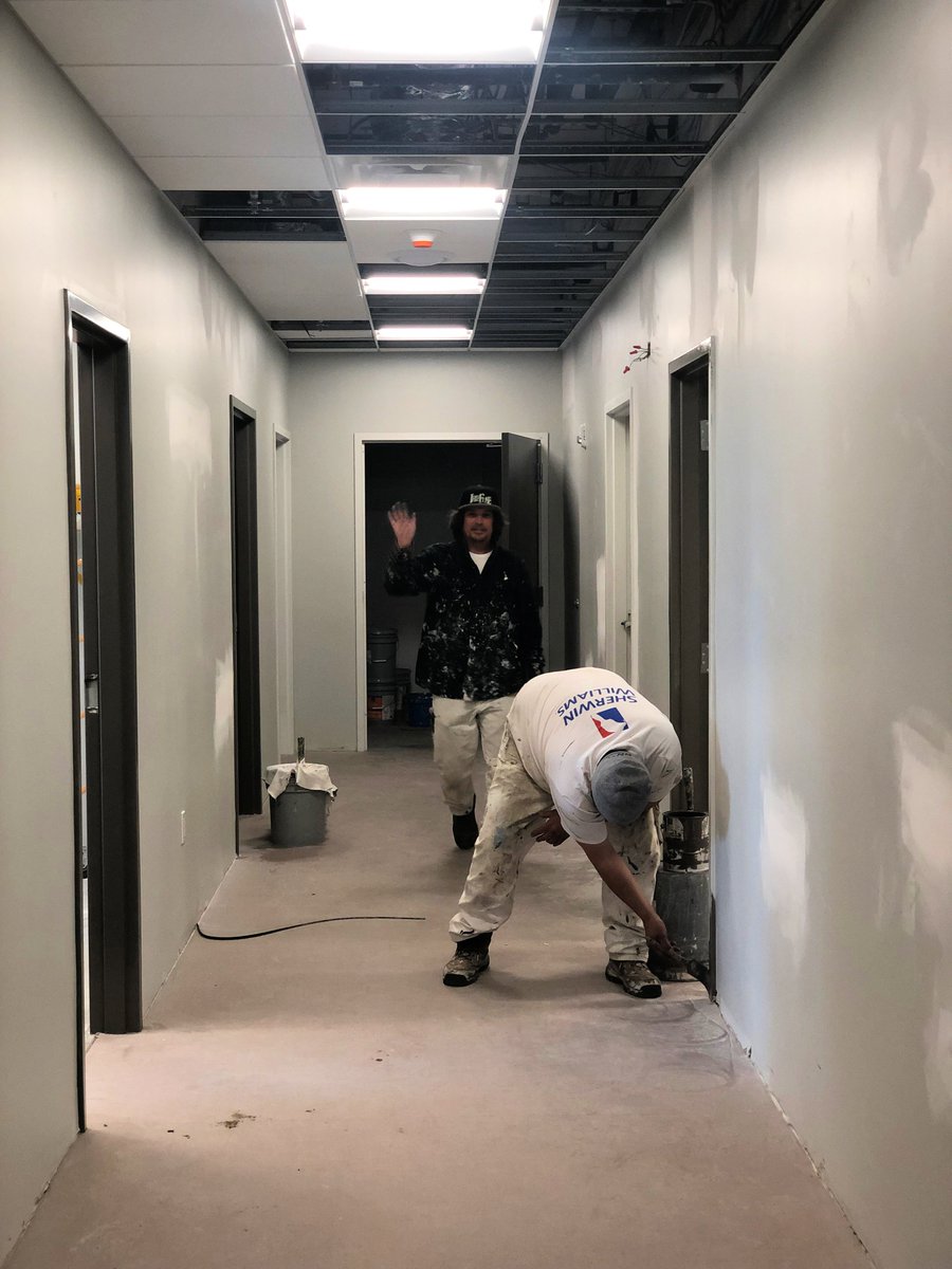 EbenEzerCares's tweet photo. Painted doorways is just one sign our new service area will soon be open for business! #visionforcaring #Fransen PittmanGeneralContractors https://t.co/CmgmgK4kty