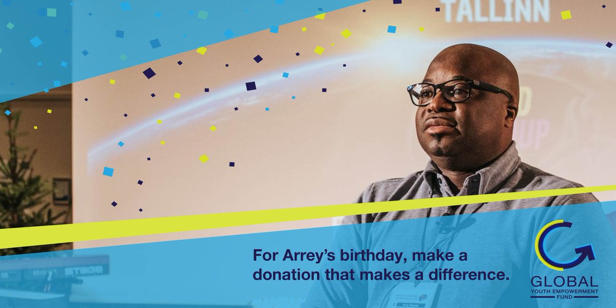 jcileaders's tweet photo. The Global Youth Empowerment Fund provides grants to grassroots organizations working toward the #GlobalGoals! Arrey's asking for your help this year to reach his birthday fundraising goal. Donate today https://t.co/yYZTpouYm0 https://t.co/3UngEWw1tV