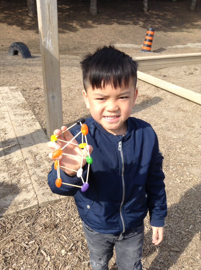 livelovemath314's tweet photo. Ss composed shapes for 3D structures for their peeps. Building prisms and pyramids. Finding 2D shapes in 3D figures. @SCDSBey @scdsbmath https://t.co/BFXcJ8lDWd