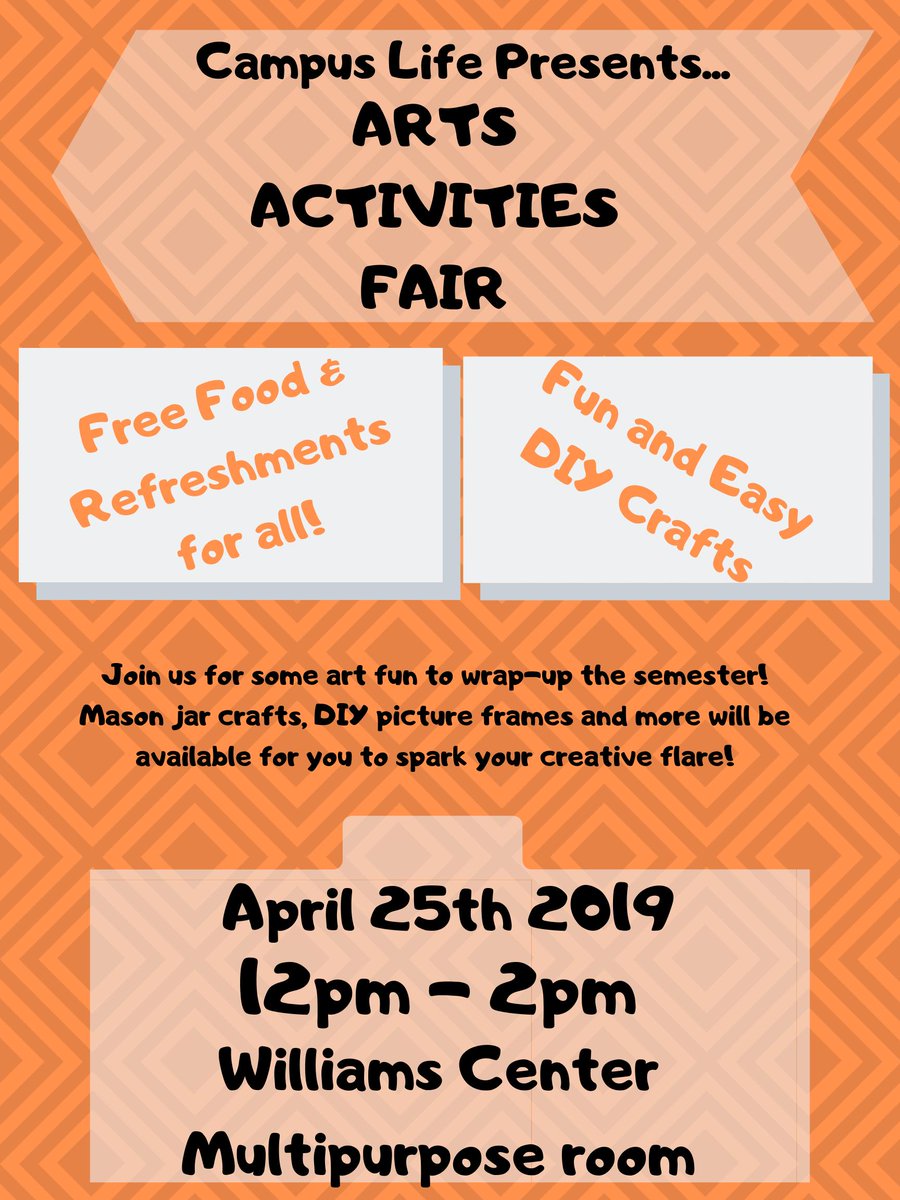 Our friends at Campus Life are hosting an Act Activities Fair next Thursday in the MPR. You're not going to want to miss this fun event!