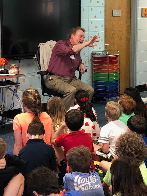 princshep's tweet photo. Pottery, southern food, and Tim Lowry (author and storyteller) are just a few of the highlights of our "Taste of SC" event for third graders. @chpinckneyelem #BeTheOnePinckney https://t.co/XyD7S6zrqi
