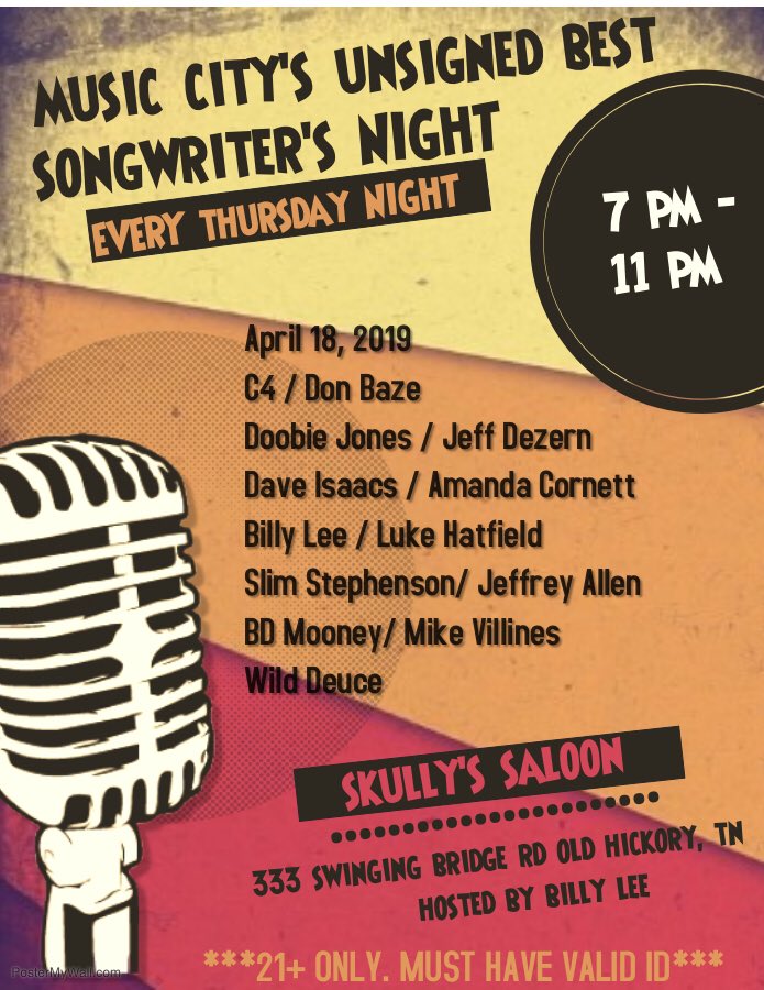 We got us another goodin tonight. Every Thursday