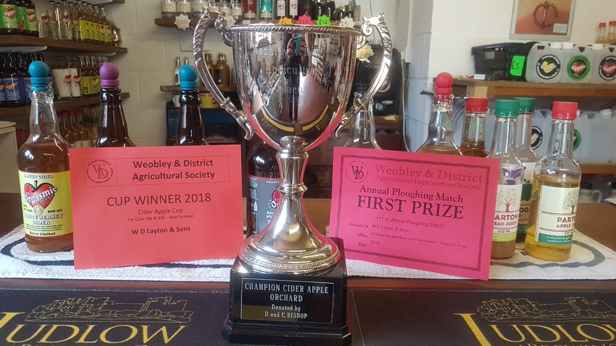 Great cider obviously comes from prize winning orchards #orgasmiccider#weobleyanddistrictploughingsociety.