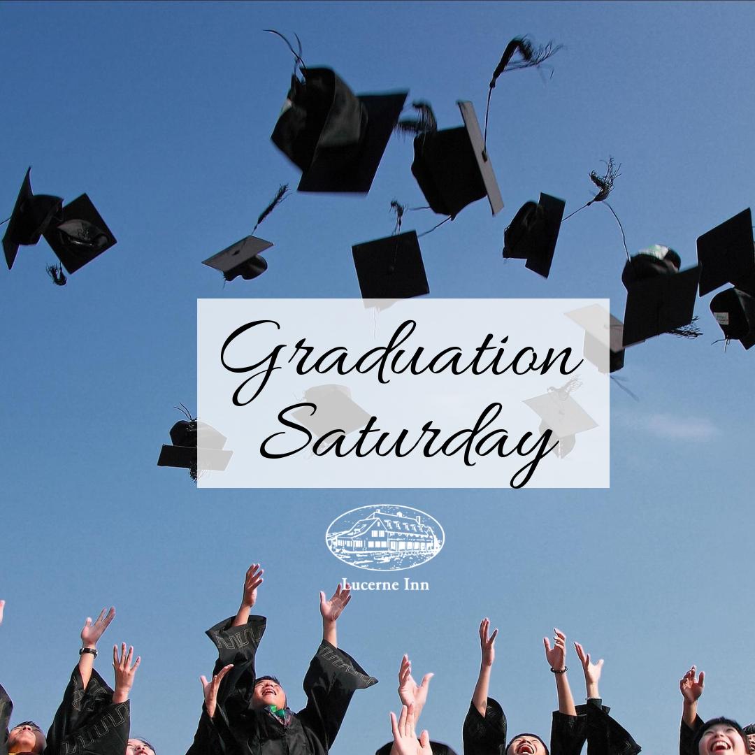 LucerneInnMaine's tweet image. On Saturday, May 11th we'll open to serve you for your GRADUATION celebration! We'll be serving a special menu from 9 am - 1 pm that will feature breakfast and lunch items. We will also reopen at 5 pm for regular dinner service.  Call us for reservations at 207-843-5123!