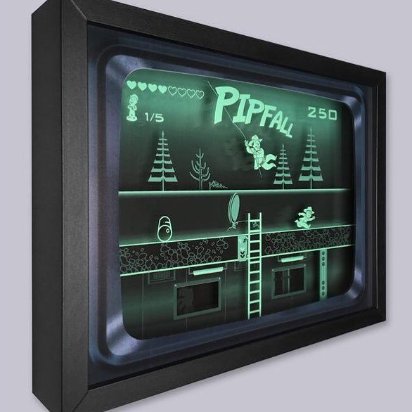 Artovision3D's tweet photo. So pleased to announce our latest collaboration with @bethesdagear - Pipfall! Only 100 were made, and you can only get em here: https://t.co/ymUJMLpXow #art #artwork #pipfall #fallout #shadowbox #bethesda #game #collectibles #exclusive #limitededition https://t.co/vNU19gubpB