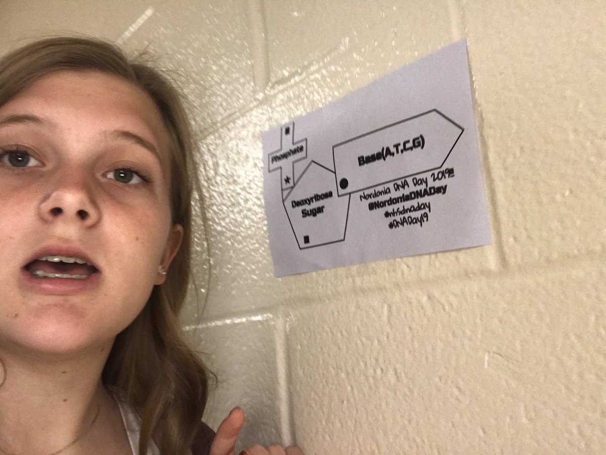 KamarieGrace's tweet photo. #nhsdnaday #DNADay19 https://t.co/BbMDsWX47P