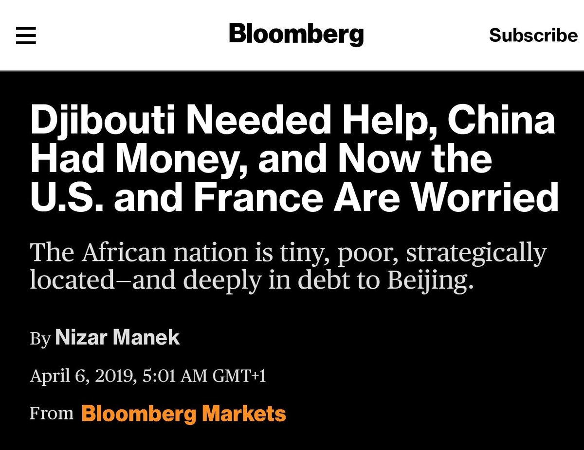 Djibouti, like many other African countries, has gradually become heavily indebted to China. Now China's grip is tightening as she is beginning to take…