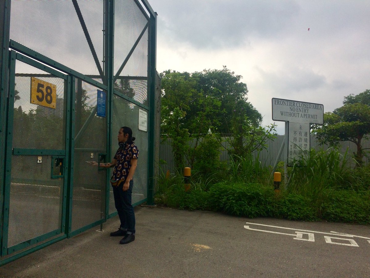 elenabiserna's tweet photo. #Listening to the #border between China and Hong Kong today. A #soundwalk for my #SoundBorderscapes workshop at Sound-pocket https://t.co/85nsTFFwxs