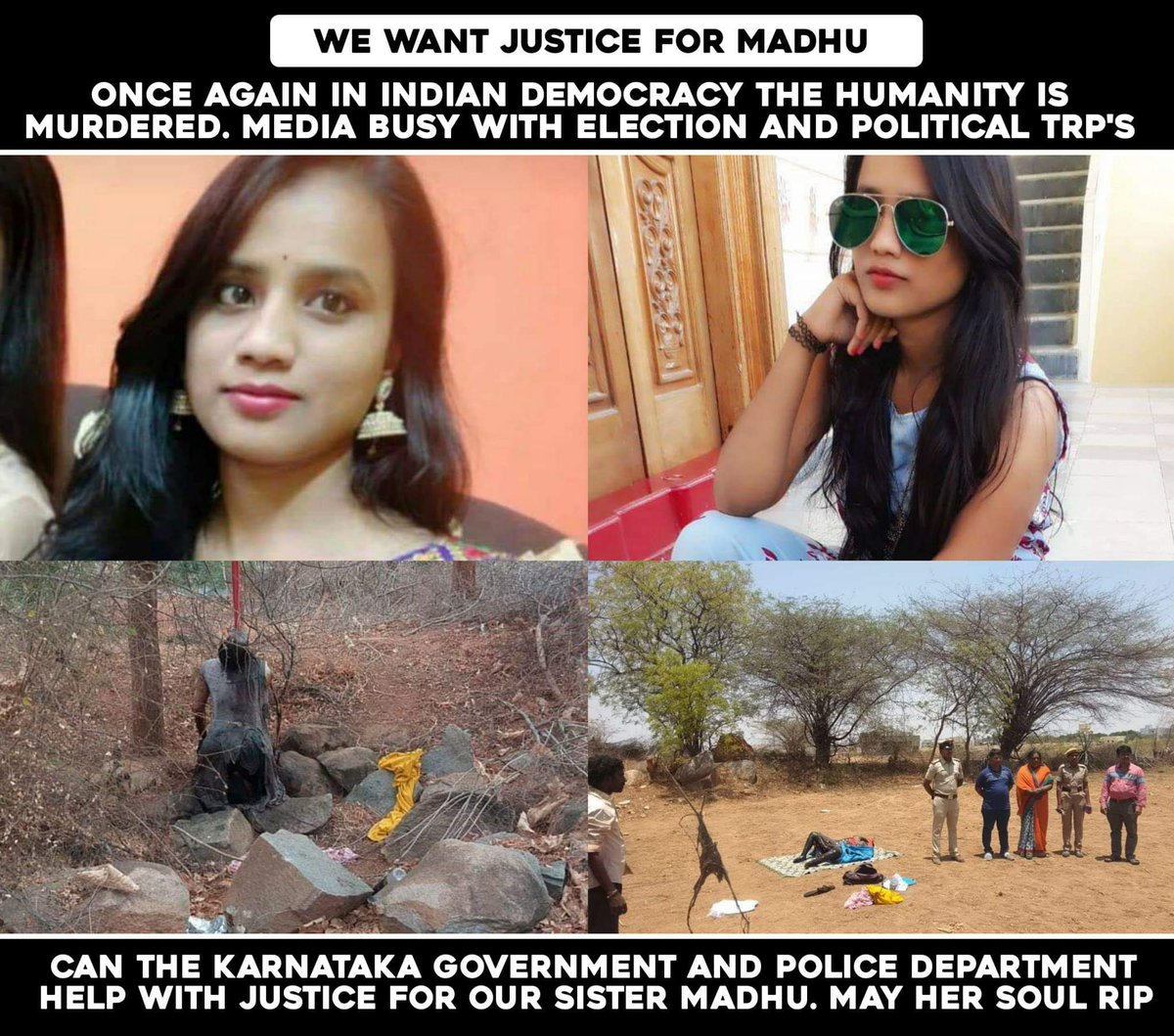 ehrifnbed's tweet photo. An Engineering Student Madhu Resident Of Raichur Was Brutually Raped &amp; Killed, These Accusers Harassed Her To Write Death Note On Herself.
These Paid Media Never Showed This On Media, This Incident Took Two Days Ago Itself.
#JusticeForMadhu
Share &amp; Spread🙏 https://t.co/zXVoXIceqy