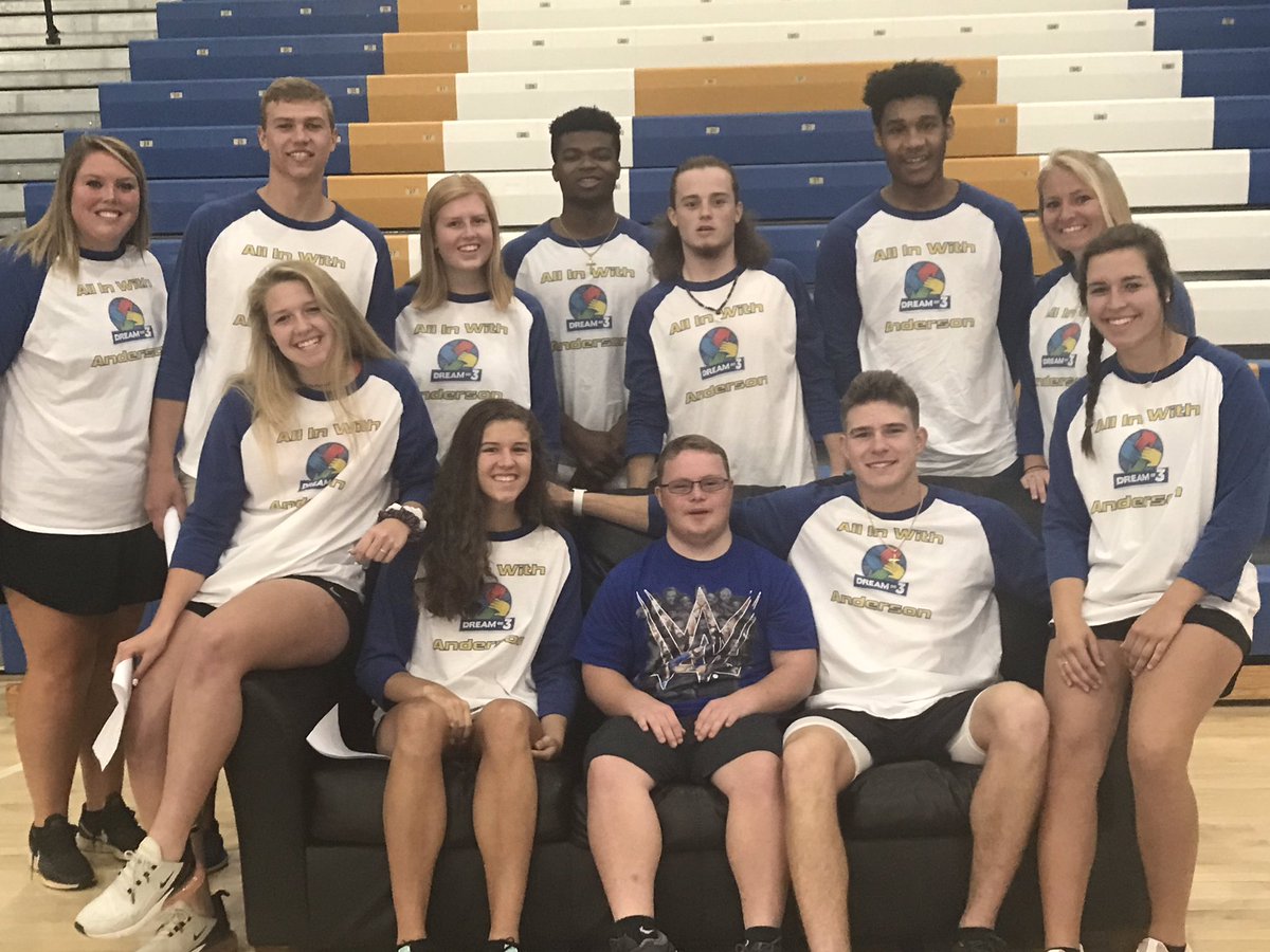 CCSDSports's tweet photo. Etowah High School rallied the community to make a dream come true for one of their own. Great send off for Anderson. His WWE Dream starts today! Thank you Dream on 3 and the EHS Junior Dream Team @EtowahHS @CherokeeSchools  #community #CCSDFam https://t.co/dOQ9KPYLoG