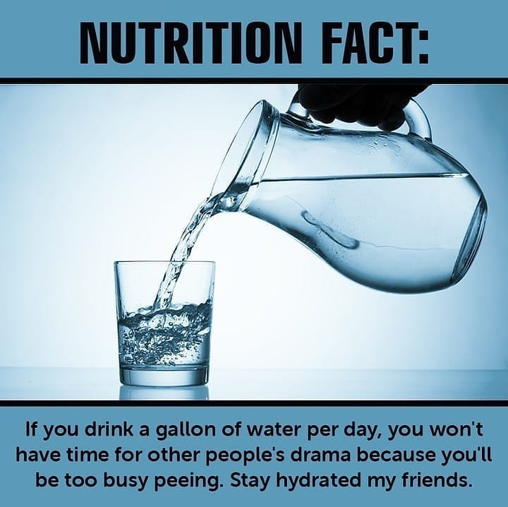 Another '#drinkingwater benefit' 😉
Stay #hydrated guys 😎