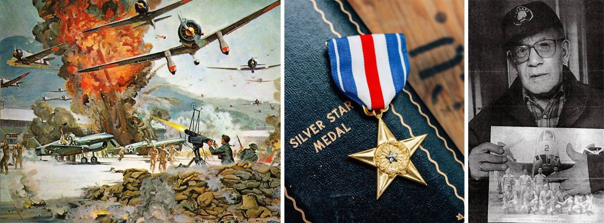 GCockpits's tweet photo. NOT EVERY HERO FLEW!

Tribute to Charles Petrakos. The first Greek - American awarded the Silver Star in WW2 for heroic actions during the Pearl Harbor raid, where he shot down one Zero and probably one more! For more details follow the link below:

https://t.co/7SJyVfmZ6q https://t.co/gekiKSEkKi