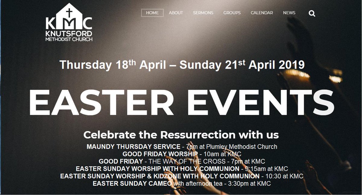 Easter events at KMC - EVERYONE welcome.

kmc.org.uk/4827-2/

#churchontopstreet