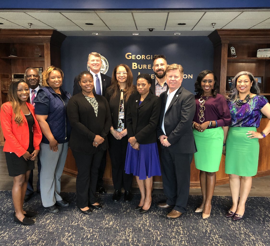 Great meeting with public affairs/information officers from #local, #state, + #federal agencies. Hosted by <a href="/NDGAnews/">US Attorney NDGA</a> &amp; held at GBI HQ. #partnerships <a href="/FultonSheriff/">Fulton County Sheriff's Office</a> <a href="/CBPSoutheast/">CBP Southeast</a> <a href="/USCIS/">USCIS</a> @HHS <a href="/USPIS_ATL/">USPIS - Atlanta</a> @IRS CID