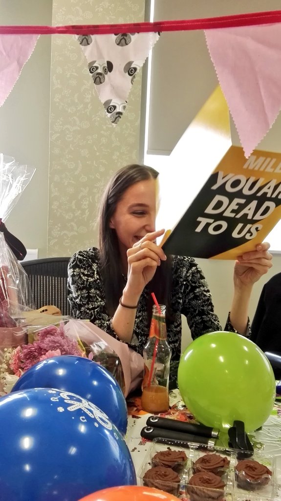 nuttersons's tweet photo. Party day and amazing time today at Nuttersons🎉🎉🎉
Thank you Milda, our project manager, for these wonderful years together. Thank you for your creativity, your hard work and your contagious enthusiasm😃 We will miss you!

#leavingparty #digitalagency #officeteam. https://t.co/A1V7o71Dmo
