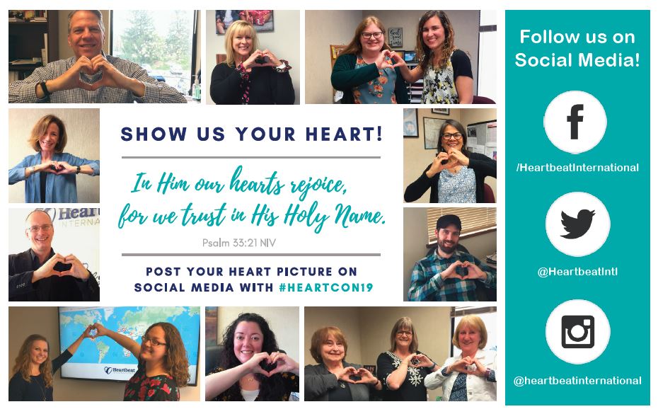 HeartbeatIntl's tweet photo. Remember to share your heart at #heartcon19!!! https://t.co/AJYTTur01W