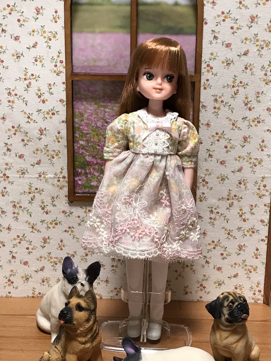 Lati Ellyちゃん　海外正規品ドール　lati elly ダイソーのエリーちゃんをリペイントしました(о´∀`о) リトル