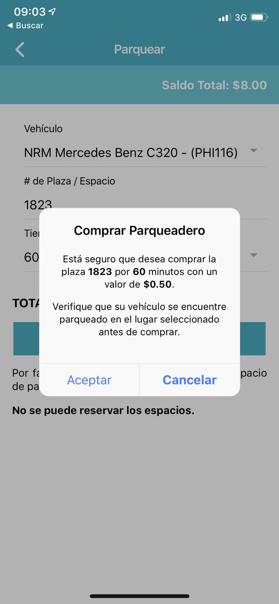 Esto es una maravilla en #Cuenca, pagar el parqueadero del carro desde el celular y con tarjeta de crédito. Cuando se te está acabando el tiempo, la app te avisa para renovar 30 minutos más o ya comer rápido para salir 🤣