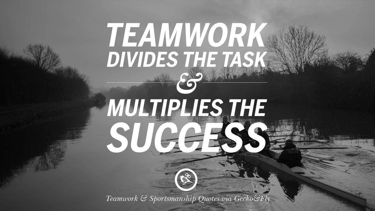 Teamwork makes the dream work! #ThoughtfulThursday