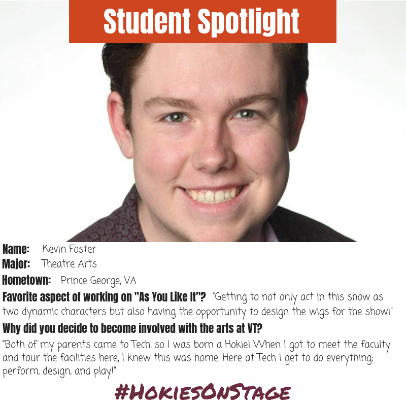VTsopa's tweet photo. #studentspotlight Meet Kevin! He's a Hokie through and through! #HokiesOnStage
#Hokies #VirginiaTech #vtmagazine #hokienation #hokiepets #hokiebird #hokielove https://t.co/h74S9TX6iY