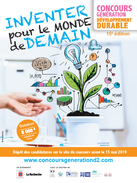 mondedesgeu's tweet photo. Pour la 15ème année consécutive @maglarecherche et l’@ADEME organisent le Concours Génération Développement Durable avec comme seul objectif d’« inventer pour le monde de demain » !
https://t.co/HpSQSVAC4V https://t.co/WPoQR9PNLM