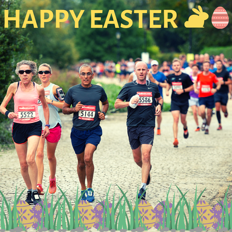 Happy Easter everyone! Hope you're all enjoying your chocolate as much as you enjoy burning it off training for our Half &amp; Full Marathon! We're selling out in less than two weeks! richmondrunfest.co.uk 🐰🐣