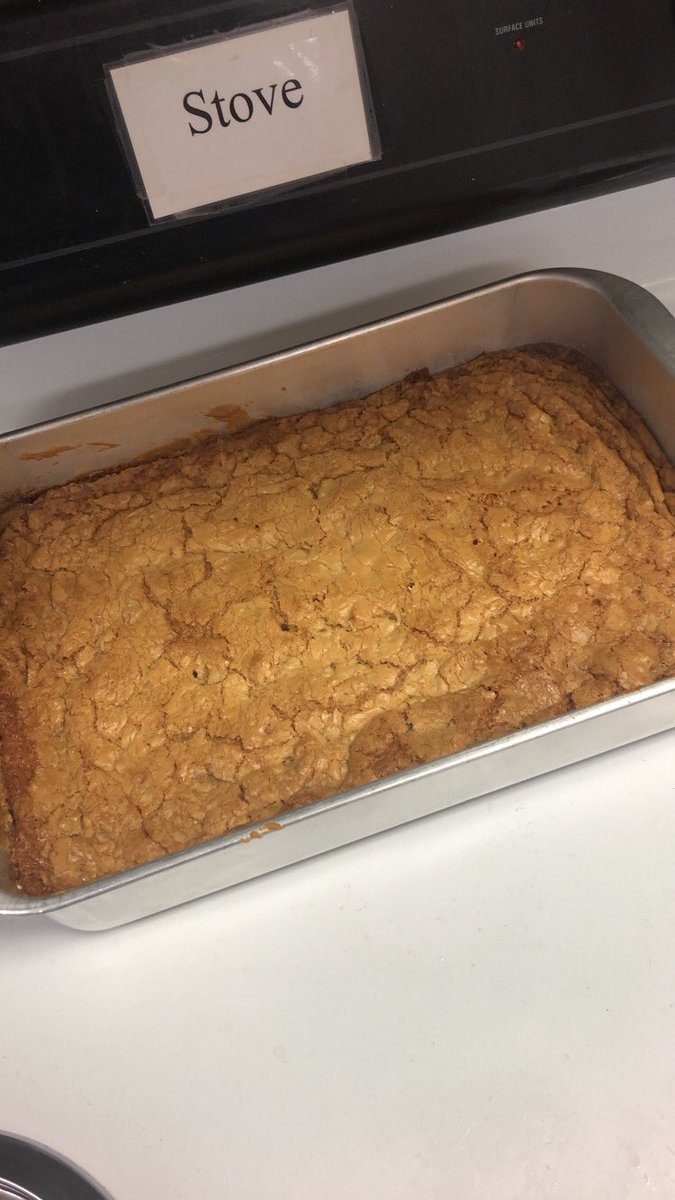 JCLibby43's tweet photo. When you accidentally mix all the ingredients for two separate recipes together....you make a cookie cake! #Si9gc https://t.co/X7JVqBHAdj