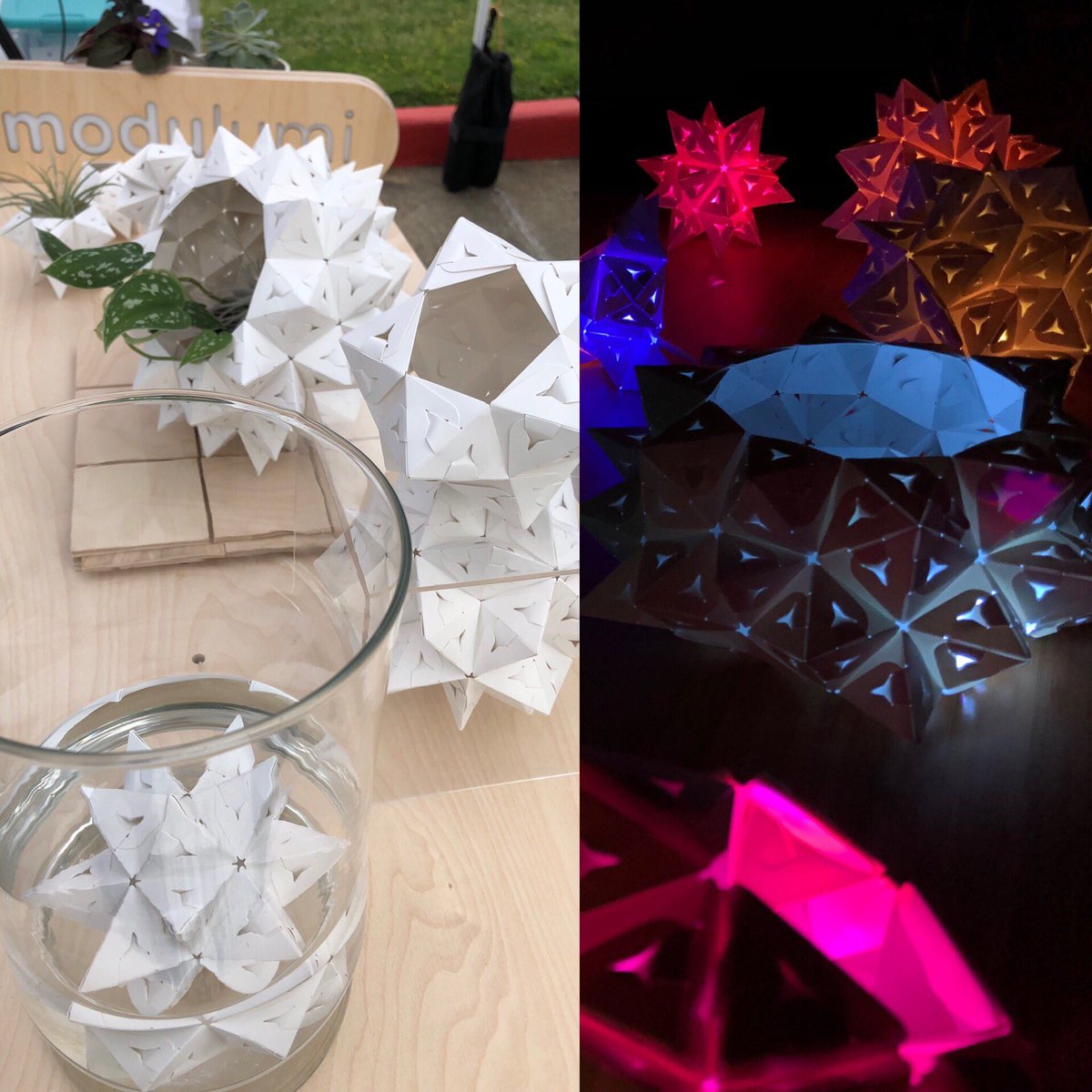 modulumi's tweet photo. 🌓 day &amp; night modulumi—puzzle &amp; bonus mood lighting! the sculptures you build transition to lantern mode with led light &amp; battery included in each set.
⠀⠀⠀⠀⠀⠀⠀⠀⠀
#moodlighting #dayandnight #versatile #transitionaldecor #eitherway #coollighting #ledlights #modulumi #art https://t.co/YSoDs5xrv0