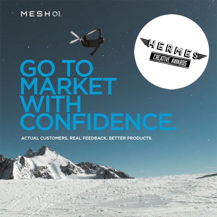 Big shout out to <a href="/fishnetmedia/">Fishnet Media</a> for their fantastic work on the 2019 #MESH01 #producttesting capabilities brochure which just won Platinum at the Hermes Creative Awards <a href="/Hermes_Awards/">Hermes Awards</a>