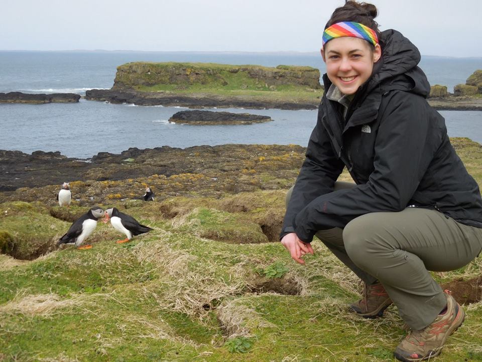 I'm a day late but love that #BiInSci day exists so here goes anyway-

Hello! I’m Amy & I'm in the frantic final months of my PhD. I’m a disease ecologist interested in understanding how variable environments shape parasite infection dynamics in natural populations.