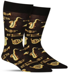 GlobalWarmingVE's tweet photo. Sock Highlight: Jazz Socks
- Filled with many different instruments
- Can 'jazz' up any outfit!
- $20.00 https://t.co/xg1JaOCRW5