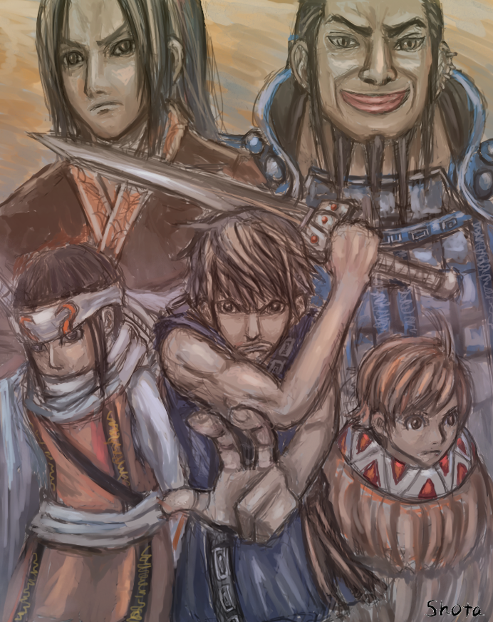 Twitter 上的 Shota キングダム ファンイラスト 信 河了貂 羌瘣 嬴政 王騎 絵描きさんと繋がりたい T Co D5fld9synz Twitter