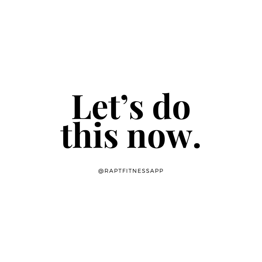 raptfitnessapp's tweet photo. Sometimes we forget that the best time to be the best versions of yourself is now. #raptfitnessapp https://t.co/TMKXUSkNnq