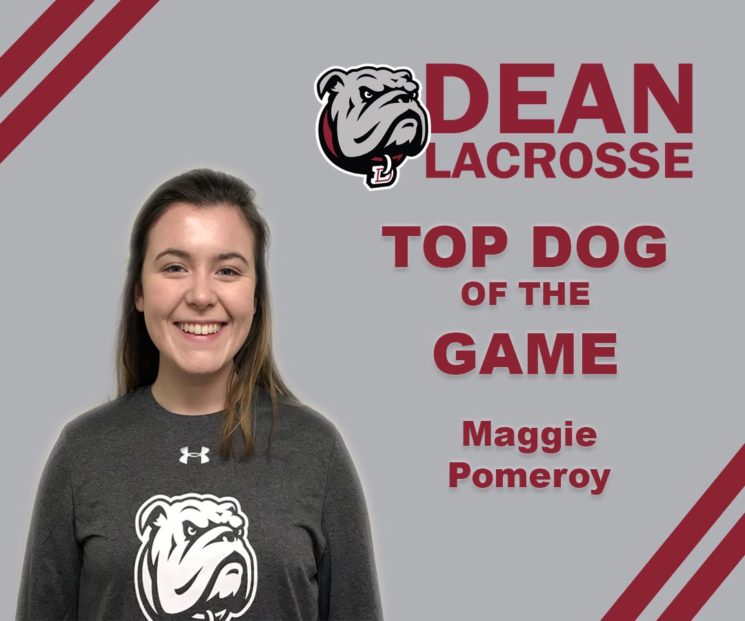 deanwlax's tweet photo. Maggie Pomeroy earns Top Dog 🐶 honors in yesterday’s team loss. Congrats Mags! #AllIn #BeLikeGeorge https://t.co/KwsBR0BMeA