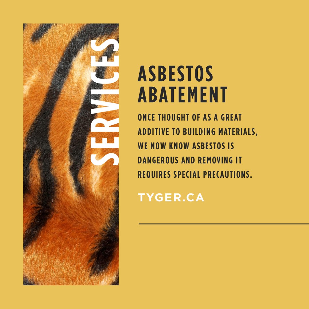TygerGrp's tweet image. Tyger Services 101: Asbestos Abatement
•
•
•
#MastersOfDisaster #AsbestosAbatement