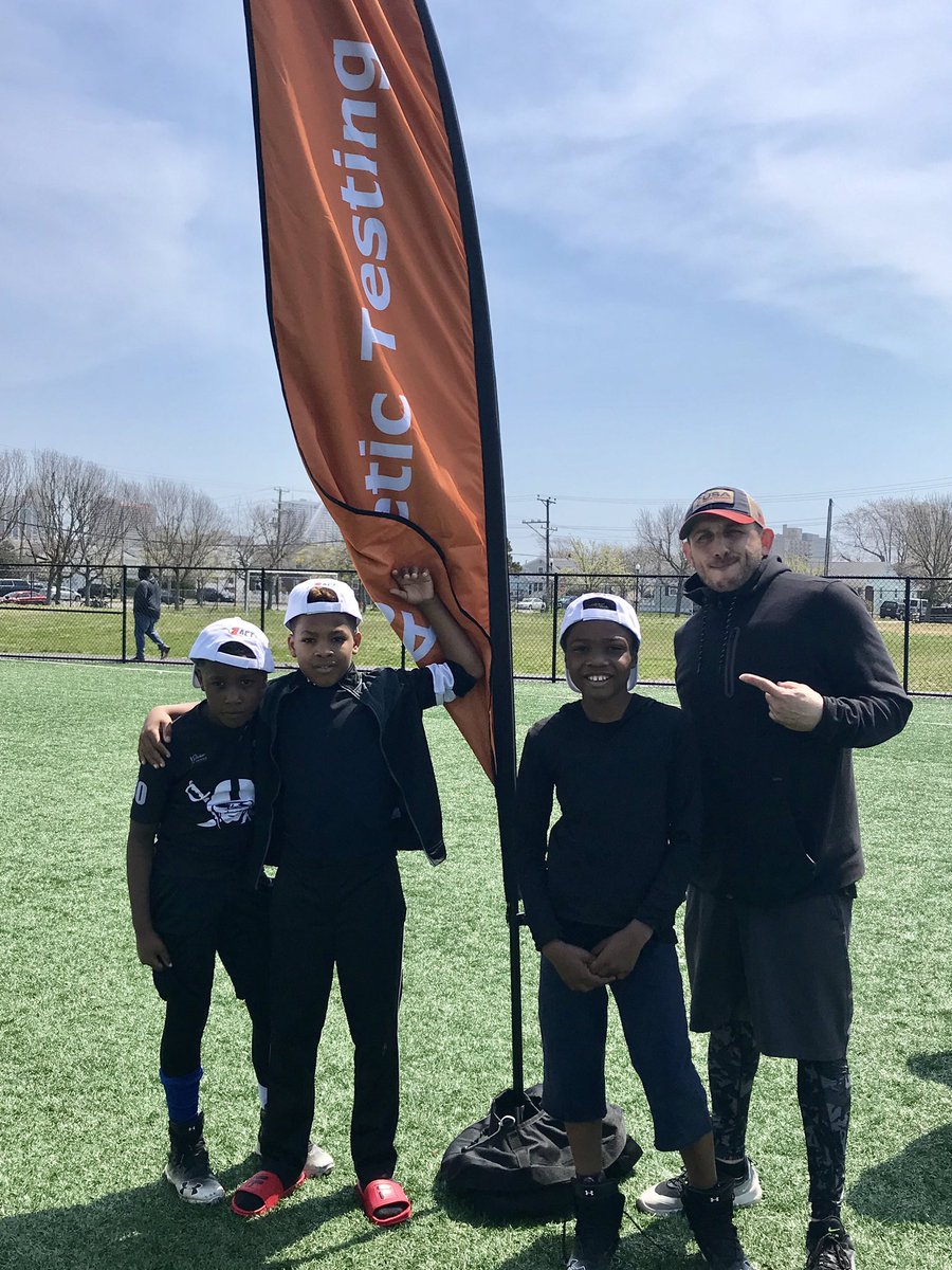 Youth1Media's tweet photo. Philadelphia represents at #Y1ACT Combine Testing @SportzFarm National Showcase. Lil dudes impressed Coach Mike with their skills. See results https://t.co/XjMIJc7cQQ https://t.co/U8a7jJmAAl