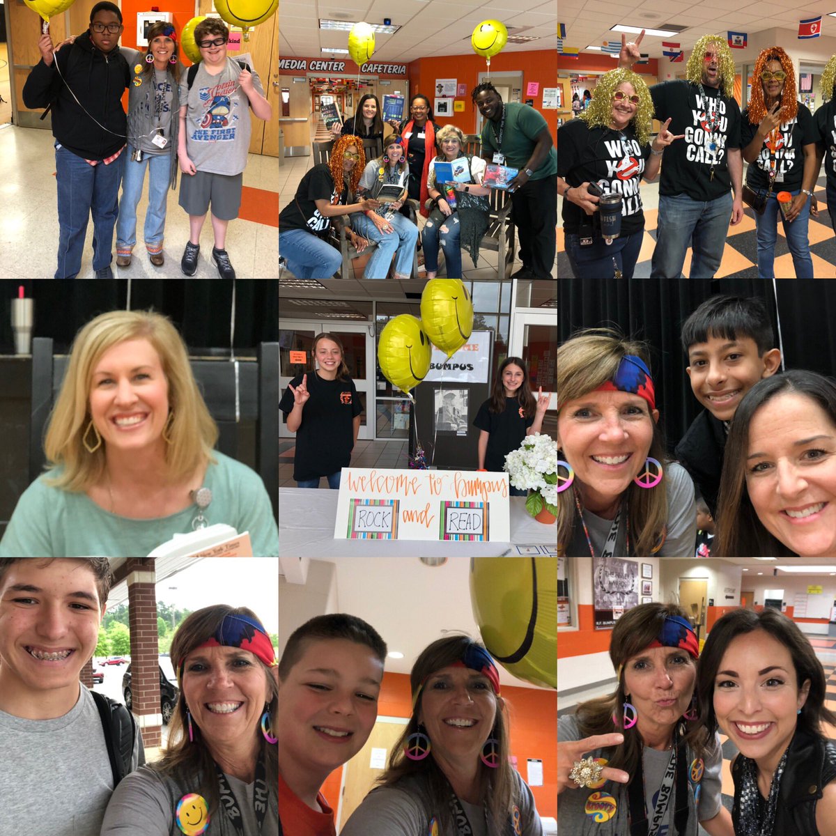 laroe8's tweet photo. Rock and Read @RFBumpus #hscstrong https://t.co/LX9xZ9Qeh8