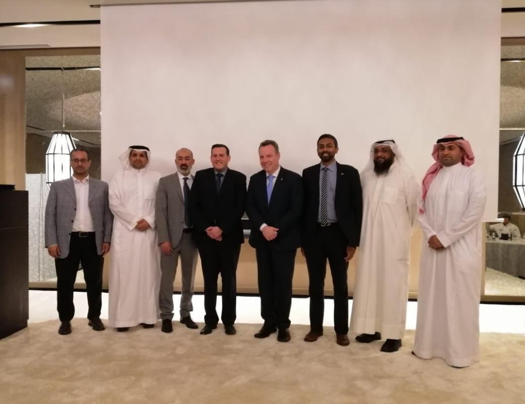 HarrogateSpring's tweet image. We we're thrilled this week to welcome Mr Seif Usher HM Consul General to the official launch of our distribution partnership with Basamh group in Saudi Arabia. 

#ExportChampion #InternationalTrade #HarrogateSpring