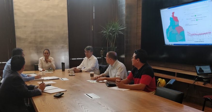 Hoy también tuvimos gabinete de seguridad. Evaluando y estableciendo nuevas estrategias.