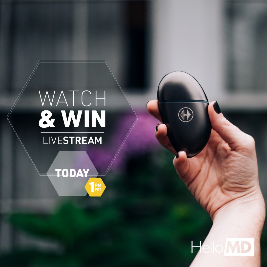 Today’s the big day! <a href="/seiboshen/">Seibo Shen</a>’s dropping in for our exclusive #HelloMDLivestream, and he’ll have some of these <a href="/hanulabs/">hanulabs</a> #hanustone vaporizers in tow for today’s giveaway. Find out how to win a Hanu Stone and join in on the conversation at 1 p.m. PDT: bit.ly/2UheN9y