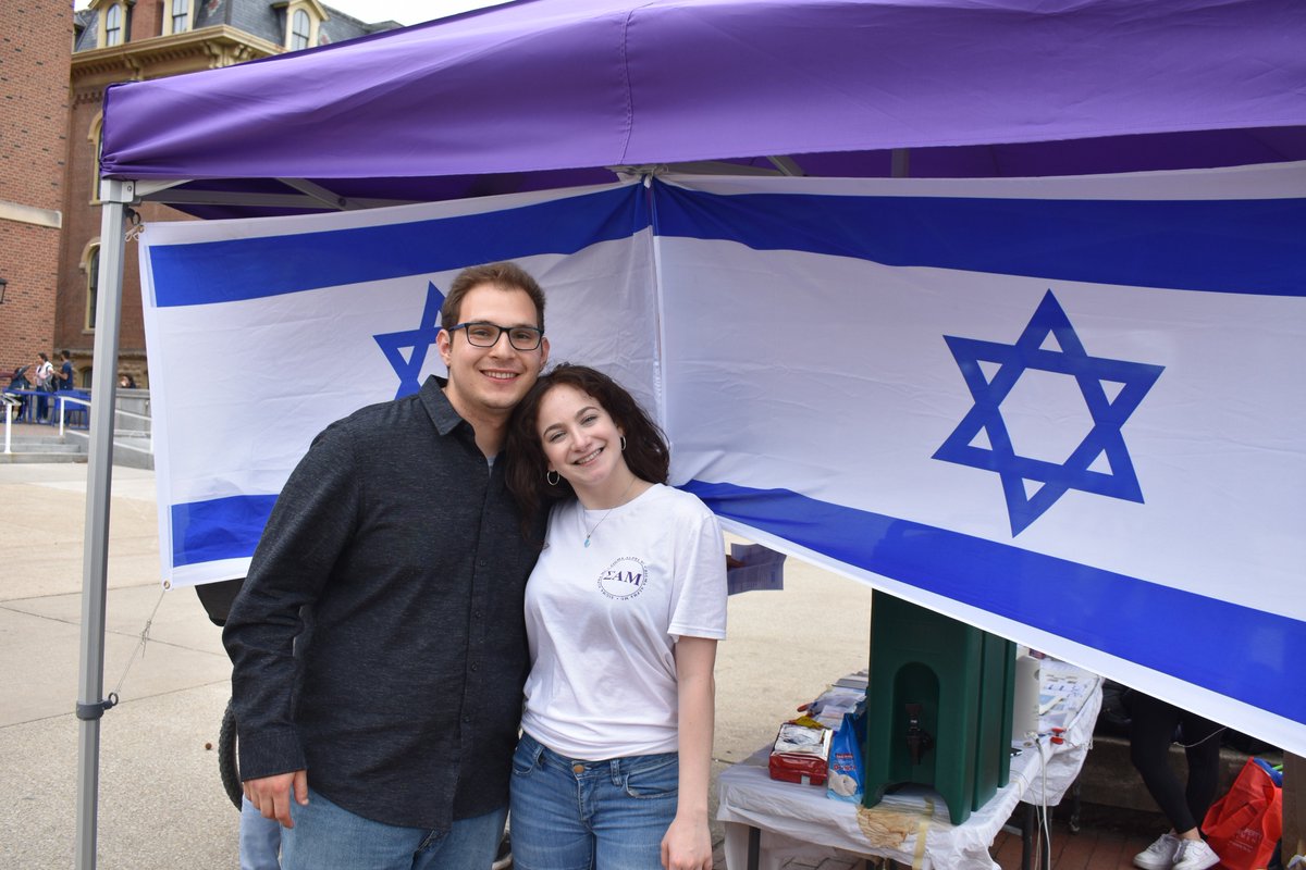 illinipac's tweet photo. Proud to share our history and culture with our fellow Illini! Thank you to all who stopped by to talk about Israel and learn more about who we are 💙 (1/2) https://t.co/q9PvNrt55q