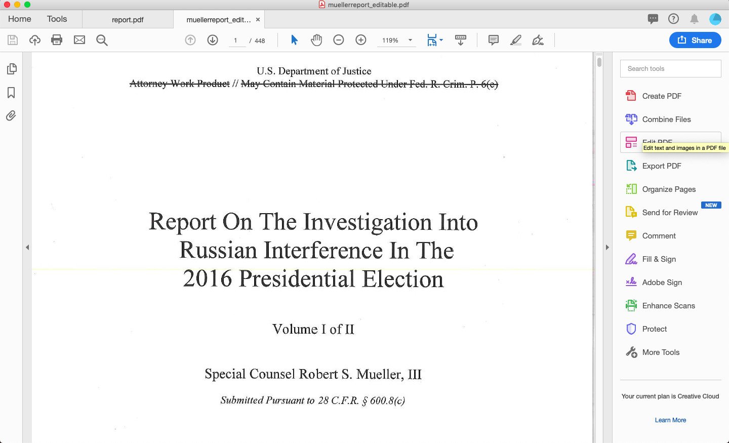 The Verge on Twitter: "How to use Adobe Acrobat Pro's character recognition  to make a searchable PDF cc: @thejusticedept https://t.co/X3kOyHIxQN  https://t.co/NDI0in5JOP" / Twitter